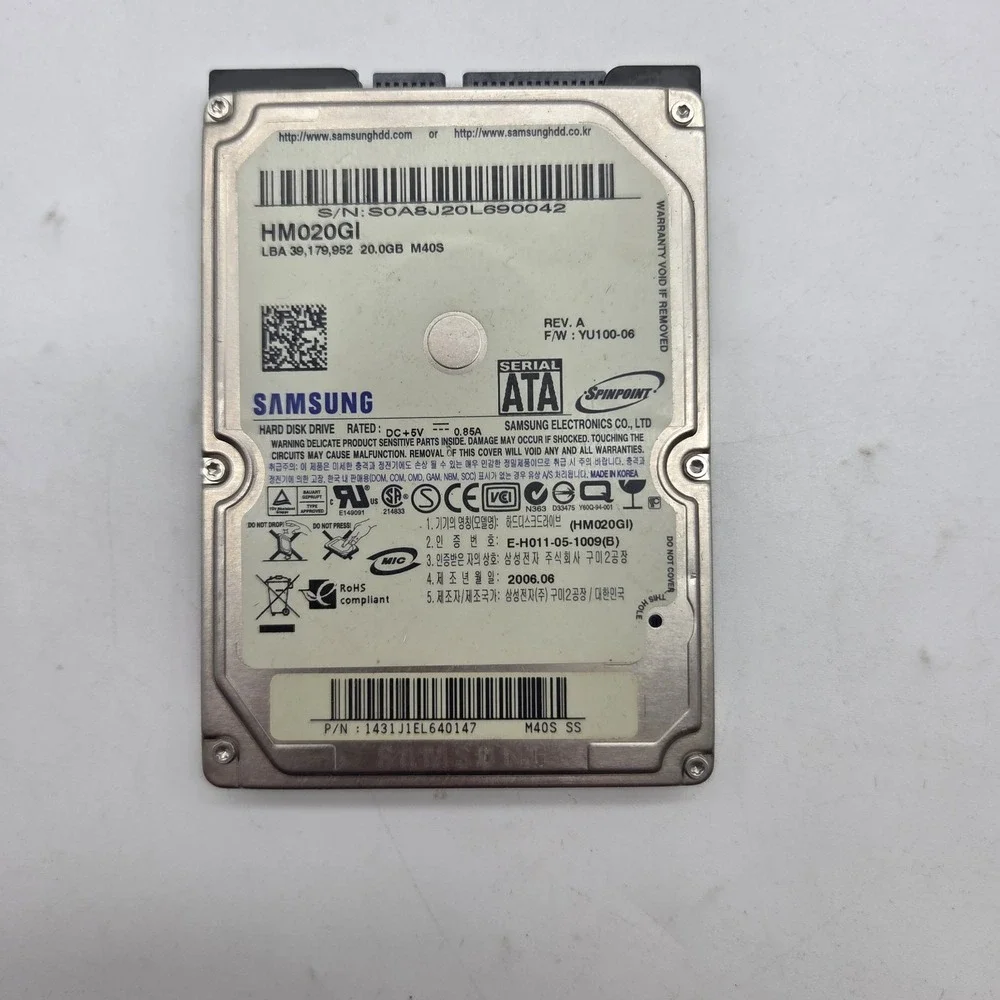 Samsung SpinPoint HM020GI 20GB 4200RPM 2.5
